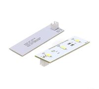Besttoolifes SW-BX02B Frigorífico LED Tira de luz, Congelador Led Light Assembly 49031078 Iluminación de refrigerador, para Hoover, Candy, 1/2 piezas (2 piezas)