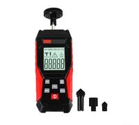 Besttoolifes Tacómetro digital RPM 2 en 1 | Tacómetro con sensor fotográfico sin contacto 3 ~ 99,999 RPM | Probador de medidor de RPM de contacto de 3 a 19,999 RPM de velocidad de tacómetro con 4