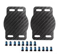 Besttoolifes Tacos de pedal de fibra de carbono para Wahoo para Speedplay para Zero, espaciadores de longitud de pierna ajustables de 0,5 a 2 mm, estabilidad mejorada y transferencia de potencia, 71 x