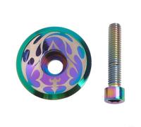 Besttoolifes Tapón de Horquilla Aluminio 6061 Ligero 9g | Aluminio 6061 para fuerte, ligero 9g, acabado aceite multicolor, para fácil instalación hexagonal