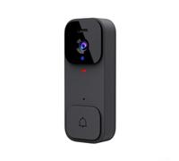 Besttoolifes Timbre de video inteligente de 4.3 pulgadas con pantalla inalámbrica, sistema de intercomunicación de cámara HD, batería de 800 mAh, comunicación bidireccional, fácil instalación (negro)