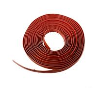 Besttoolifes Tira de transición de piso TPE de 10 m para una conexión de suelo sin costuras entre diferentes superficies de hasta 10 mm de grosor, compatible con puertas, pasillos (marrón, 10 m)