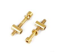 Besttoolifes Tornillos fijos M5 x 30 mm/40 mm, tornillo de vástago de sillín de bicicleta para abrazadera de asiento, cierre de aleación con cabeza hexagonal de 4 mm, ligero y de alta dureza para