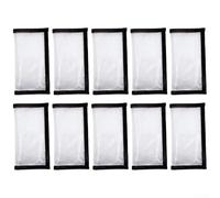 Besttoolifes Transparente L, paquete de 10 vendas de señuelo de pesca de PVC para protección de cebo y seguridad de anzuelos, fundas organizadoras transparentes para pescadores, compatibles con cebos