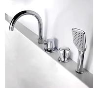 Besttoolifes Válvula de ángulo de cobre G1/2 con interruptor latente para ducha y bañera, válvula de montaje en pared de una sola manija para sistemas de presión de agua baja a alta (B (ABS G1/2))