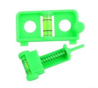 Besttoolifes Verde Nivel de cuerda para arco compuesto - Herramienta de afinación de arco y alineación de culatín, nivel de flecha portátil con calibración vertical/horizontal, construcción de