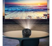 Besttoolifes YT200 - Mini proyector portátil para teléfono, proyector móvil compacto con conectividad para smartphone, soporte de carga de 5 V 2 A, compatible con auriculares