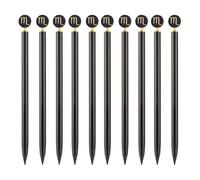 Bestvisse 10 bolígrafos de metal sin tinta, borrables, eternos, recargables, sin tinta, para dibujar y escribir