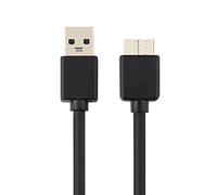 Bestvisse Cable adaptador USB 3.0 tipo A a USB 3.0 B macho, cable de sincronización de datos para disco duro externo