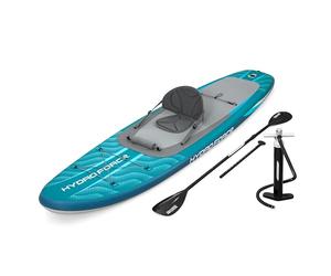Bestway 11' x 36" x 6" / 3.35 MX 91.5 cm x 15 cm Aqua Drifter Juego de Tabla de Remo y Kayak 2 en 1 de 11'