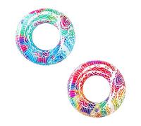 BESTWAY 36084 - Flotador Hinchable Infantil Colores Con Asas 91 cm