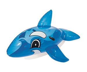 Bestway-41037 Flotador Transparente con Forma de Ballena, Color Azul (41037)