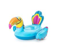 BESTWAY 41126 - Tucán Hinchable 207x150 cm Multicolor para 1 Adulto Válvulas de Seguridad para Inflado Rápido, Asas Agarraderas y Parche de Reparación Incluido