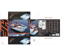 Bestway 43534, Hydro-Force Lounge Doble Onda Indigo 1,96 m x 1,93 m Juventud Unisex, Multicolor, 1,96 m x 1,93 m