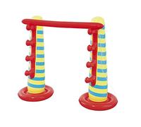 BESTWAY 52238 - Juego de Limbo Hinchable Rociador Limber Limbo 175x71x150 cm 4 Grados Dificultad Válvulas de Seguridad, Cámara de Agua y Parche de Reparación