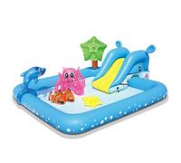 Bestway 53052 - Piscina Hinchable Infantil Acuario 239x206x86 cm con Tobogán