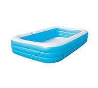 Bestway 54009 Piscina Hinchable Infantil Rectangular, Azul 305cm x 183cm x 56cm