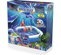 Bestway 54177 Piscina Familiar, Aventura 3D, 262 X 175 X 51 CM NUEVO & OVP