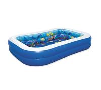 Bestway 54177 - Piscina Hinchable Infantil 2 Gafas 3D y Tesoro Undersea Adventure 262x175x51 cm