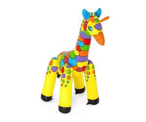 Bestway® 56" x 41" x 6'6"/1.42m x 1.04m x 1.98m Jumbo Giraffe Sprinkler | La gran figura de animales es fuente de agua y decoración de jardín al mismo tiempo: el spray proporciona un enfriamiento