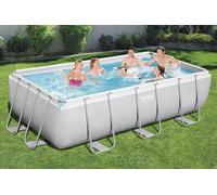 Bestway 56441 Power Steel Frame Pool Set Con Bomba De Filtro 404 X 201 X 100 Cm