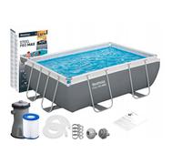 Bestway 56629 Piscina De Jardín De Malla De Acero Pro Max 282x196x84 Cm