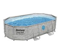 Bestway - 56946 - Piscina Oval Bestway Con Buey 488x305x107 CM 6941607311486