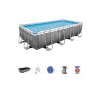 Bestway 56996, Unisex Adulto, Gris Rattan, 488x244x122 cm