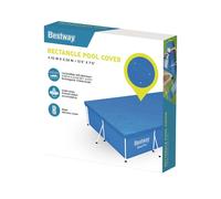 Bestway 58107 Funda protectora de piscina 400x211x81cm, azul polietileno