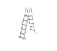 Bestway 58332 escalera sobre suelo doble subida max 132 cm para piscinas piscina