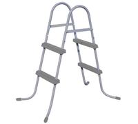Bestway 58430 Escala Escalera sobre el Suelo Doble Ascent Max CM 84 para Piscina