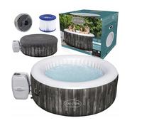 Bestway 60005 Lay-Z-Spa Bahamas AirJet Whirlpool Hinchable Gris 4-5 plazas