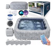 Bestway 6001Q San Francisco HydroJet Pro Soft Tub 5-7 Personas 230 x 230 x 71 cm