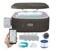 Bestway 6001R Lay-Z-Spa CABO Baño De Burbuja Soft Tub 180x180x71 Cm