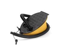 BESTWAY 62004 - Inflador De Pie Air Step Air Pump 28x19 cm con Manguera Flexible y Adaptadores para Diferentes Válvulas de Inflado con Movimiento Arriba-Abajo