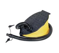 BESTWAY 62004 - Inflador De Pie Air Step Air Pump 28x19 cm con Manguera Flexible y Adaptadores para Diferentes Válvulas de Inflado con Movimiento Arriba-Abajo