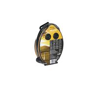 BESTWAY 62023 - Inflador De Pie Air Step Air Pump 23x15 cm con Movimientos de Arriba a Abajo con Manguera Flexible Incluye Boquillas para Diferentes Válvulas