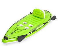 BESTWAY 65097 - Kayak Hinchable Hydro-Force Koracle 270x100 cm Individual con Remo y Bomba