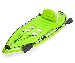 BESTWAY 65097 - Kayak Hinchable Hydro-Force Koracle, 270 x 100 cm, Individual con Remo y Bomba