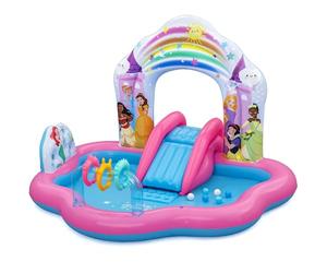 Bestway 7'3" x 6'4" x 55"/2.21mx 1.93mx 1.40m Centro de Juegos Disney Princess Enchanted Palace