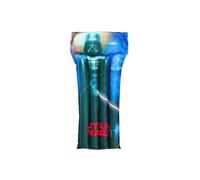 BESTWAY 91202 - Colchoneta Hinchable Infantil Diseño Star Wars 191x89 cm con 2 Cámaras de Aire, Almohada Integrada y Parche de Reparación Incluido Mayores 14 Años