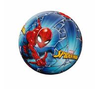 BESTWAY 98002 - Pelota de Playa Hinchable Spiderman 51 cm Azul y Roja con Válvula de Seguridad para un Inflado Sencillo Para Niños y Niñas Mayores de 2 Años