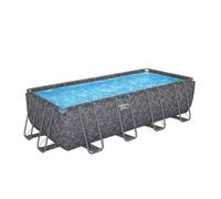 Bestway APX 365 - 561 KA, piscina rectangular de estructura metálica con filtro de arena - 549x274x132 cm