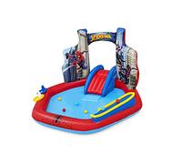 BESTWAY Centro de Juegos Hinchable 211x206x127 cm Diseño de Spiderman Multicolor