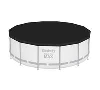 BESTWAY Cobertor de Invierno Redondo Ø427 cm de PVC para Piscinas Negro