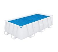 BESTWAY Cobertor Solar Rectangular 380x180 cm para Piscinas Rectangulares de 404x201 cm Azul