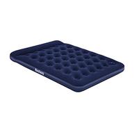BESTWAY Colchón Hinchable Doble Queen con Bomba de Pie Incorporada 203x152x28 cm Azul