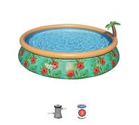 Bestway Fast Set™ 15' x 33"/4.57m x 84cm Paradise Palms Pool Set