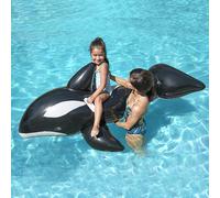 Bestway Figura Hinchable Ballena Gigante con Asas 203x102 cm +3 Años Playa y Piscina 41009