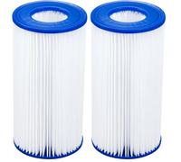 Bestway Filtro Tipo III para Depuradoras de Cartucho Ø10,6x20,3 cm Blanco (Paquete de 2)